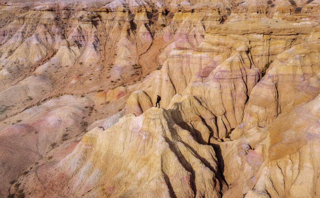 White Stupa on trip to Gobi desert